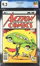 Action Comics #1 (1988) DC Newsstand Reprint Superman CGC 9.2 Graded  picture