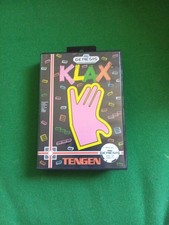 Klax (Sega Genesis, 1990) Authentic Complete CIB W/ Manual picture