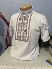 White Vyshyvanka Ukraine 2024 new size 44-62 picture