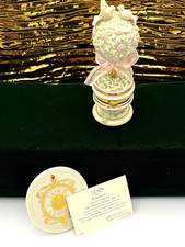 Lenox Treasures Topiary with Doves Treasure Box - BRAND NEW with Charm/COA/Box picture