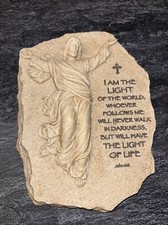 Bradford Exchange Cornerstones of Faith Light of the World 2019 Wall Plaque #B picture