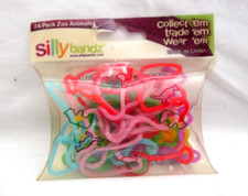 Unisex Silly Bandz-Zoo Silly Shapes-24 pc Zoo Animals Silly Bandz Bracelets-New picture