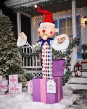 5.3 FT ANIMATED CHARLIE IN THE BOX FROM RUDOLPH RED NOSED REINDEER DISPLAY picture