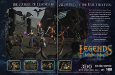 2000 Legends of Might & Magic Video Game Art 3DO Wizard Sword VINTAGE PRINT AD picture