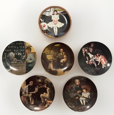 Set Of 6 Norman Rockwell Collector Plate-Including Limited Editions-Great Cond. picture