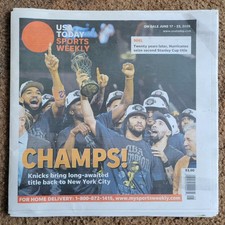 USA Today Sports Weekly Newspaper June 17 2026 NEW YORK KNICKS NBA FINALS CHAMPS picture