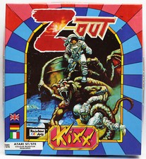 Z-OUT Z OUT ATARI ST GAME EUROPEAN EDITION KIXX ITA ENG GER FLOPPY DISC 81235 picture