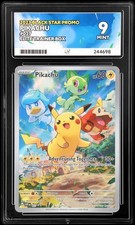 🔹ACE 9 MINT🔹Pikachu SVP027 Black Star Promo🔸Pokemon TCG Paldea Evolved 2023  picture