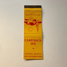Camelback Inn in Phoenix AZ Vintage Matchbook Cover 5MB125-2 picture