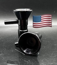 14mm Aluminum Metal BLACK bowl slide water pipe bong Unbreakable picture
