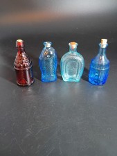 4 Replica Mini Dr Fisch's Bitters Fish Wheaton 2” Bottles, Made In Taiwan picture