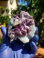 206G Natural purple lepidolite Crystal Specimen mineral A326 Mozambique picture