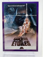2021 Star Wars Galaxy GP-18 Global Posters Guerre Stellari Italy PURPLE /50 picture