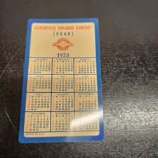 Vintage 1973 Clinchfield Railroad Cc&o Pocket Calendar Map Train Ephemera picture
