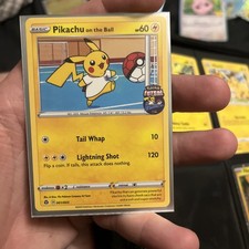 The Pokémon Company Pikachu on the Ball 001/005 Promo Holo English 60HP picture
