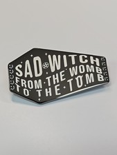 Sad Witch From the Womb to the Tomb Lapel Pin picture