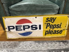 1965 Pepsi Cola Advertising Sign picture