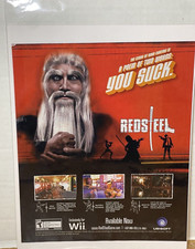Red Steel Nintendo Wii FPS Video Game Art 2006 Vintage Print Ad/Poster  picture