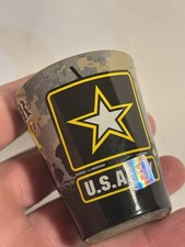 2008 US Army Shot Glass Duty,Honor,Integrity officially licensed rare original picture