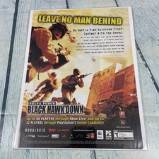 2005 Delta Force Blackhawk Down Game Vtg Print Ad/Poster Promo Art Magazine Page picture