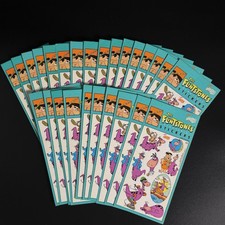 Vintage 1993 Flintstones Stickers by Mello Smellow LOT of 25 Sheets picture