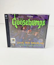 Goosebumps PC Game, Escape from Horrorland, 2 Disc Set Windows 95 CD  Rom CIB picture