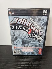 RollerCoaster Tycoon 3: Platinum (PC: Windows, 2006) Brand NEW SEALED picture