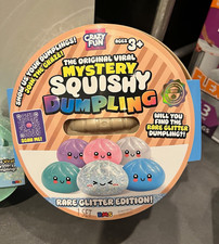 Crazy Fun RMS 7” large Mystery Squishy Dumpling Glitter Edition  1 Pack Ages 3+ picture