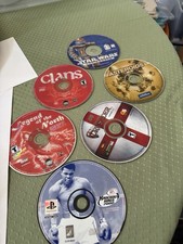 Vintage PC & PS1 Game Lot -Star Wars Droid Works, Asteroids, Clans, Crusader, KK picture