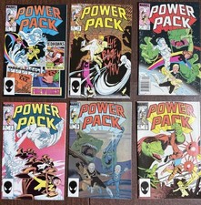 Lot of POWER PACK Comics - Marvel Comics (#2, #3, #13, #14, #16, #17) picture