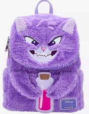 LOUNGEFLY DISNEY EMPEROR’S NEW GROOVE CAT YZMA PLUSH W/MOBILE TAIL BACKPACK NWT picture