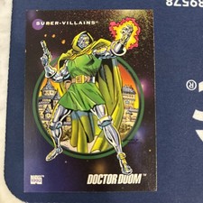 1992 Marvel Universe Series III #111 Doctor Doom Super-Villains Impel Card picture