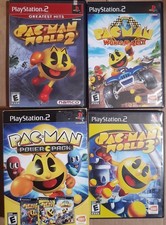Pac-Man Power Pack Sony PS2 PlayStation 2 2008 CIB Complete with Manuals Tested picture