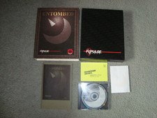 Entombed PC game rare vintage big box windows adventure computer software CD-ROM picture