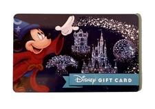 WALT DISNEY Fantasia Fantasmic Wizard DISNEYLAND GIFT CARD picture