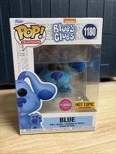 Funko POP Television: Blue's Clue's - Blue (Flocked)(Hot Topic) #1180 New picture