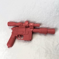 Vintage 1997 Tiger Electronics Star Wars Han Solo Red Blaster Gun Makes Sounds picture