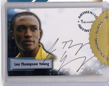 2006 Inkworks Smallville Season 5 Auto #A38 Lee Thompson Young as Cyborg picture