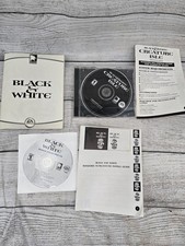 Black & White Bonus Creatures CD Rom & Creature Isle & Random Manuals  picture