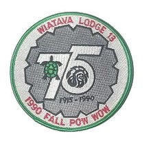 Vintage- OA WIATAVA LODGE 13 Pow Wow Order of the Arrow WWW 75th Anniv. picture