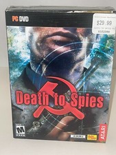 Death to Spies PC game DVD 2007 Atari NTSC SEALED MEDIUM BOX w/ slip cover  picture