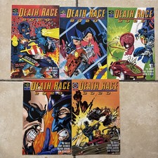 Death Race 2020 Comic Set 1 2 3 4 5 Roger Corman Car Warriors Carmageddon 1995 picture