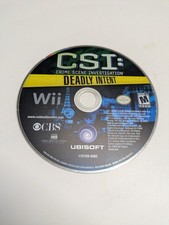 CSI: Crime Scene Investigation - Deadly Intent Nintendo Wii DISC ONLY Acceptable picture