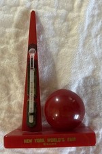Vintage Bakelite 1939 NY Worlds Fair Trylon & Perisphere  With thermometer. picture
