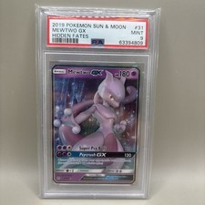Pokemon TCG Hidden Fates 2019 Mewtwo GX 31/68 PSA 9 MINT 🔥 picture