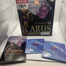 Icarus Sanctuary Of The Gods Full Size PC Game Big Box Complete Good Condition picture