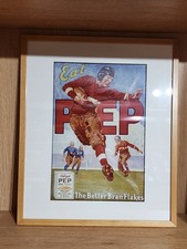 Kellogg's Framed 1920's Pep Bran Flakes Cereal Advertising Poster Reprint picture