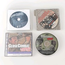 Lot Of 3 Microsoft Close Combat A Bridge Too Far, Bulge, Normandy PC Game CD-ROM picture