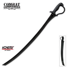 Combat Commander Saber Sword | Nylon Scabbard | Saber-Style Handle | Length 36