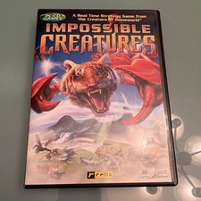 2002 Microsoft/Relic Impossible Creatures PC Game Windows XP - 2 Discs - MINT picture